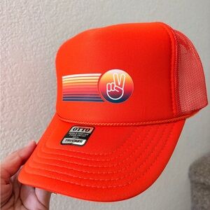OTTO Orange Trucker Hat ✌️PEACE